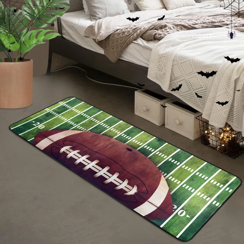 Outdoor Sport Flooring - VIKAMA American-Football-Feld-Teppich, rutschfester Läufer mit Sportmotiv