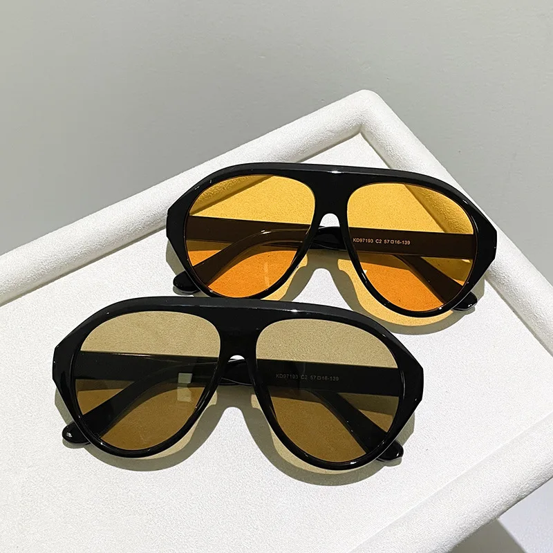 Outdoor Sport Glasses - Modische Übergroße Piloten-Sonnenbrille für Damen Vintage