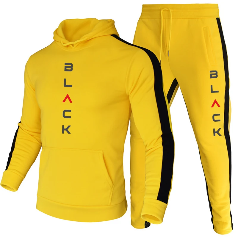 Outdoor Sports Outfit - Herbst-Winter 2-teiliges Set Herren Trainingsanzug Lässiger