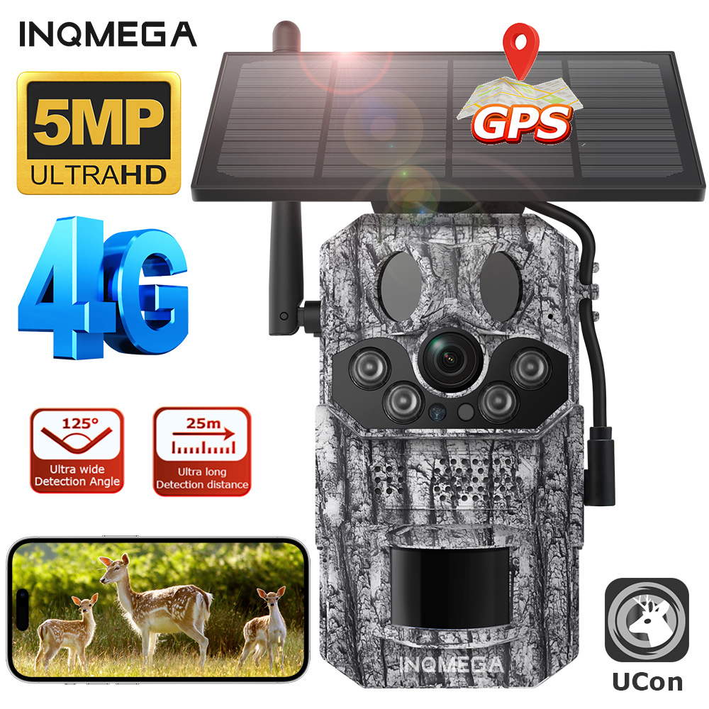 Outdoor Sport Camera - INQMEGA4G 2K 5MP PIR Bewegungsaktivierte Triggerzeit