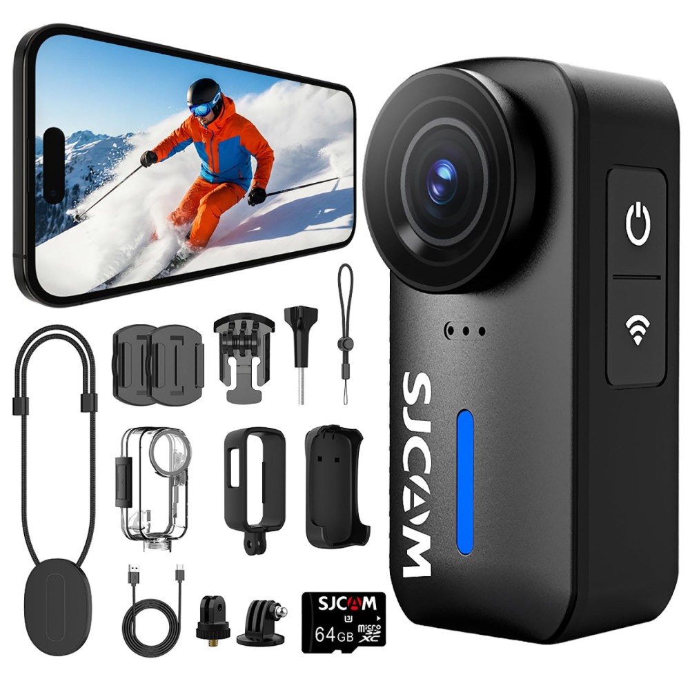 Outdoor Sport Camera - Plus Combo SJCAM C110+ 4K Mini-Körperkamera,