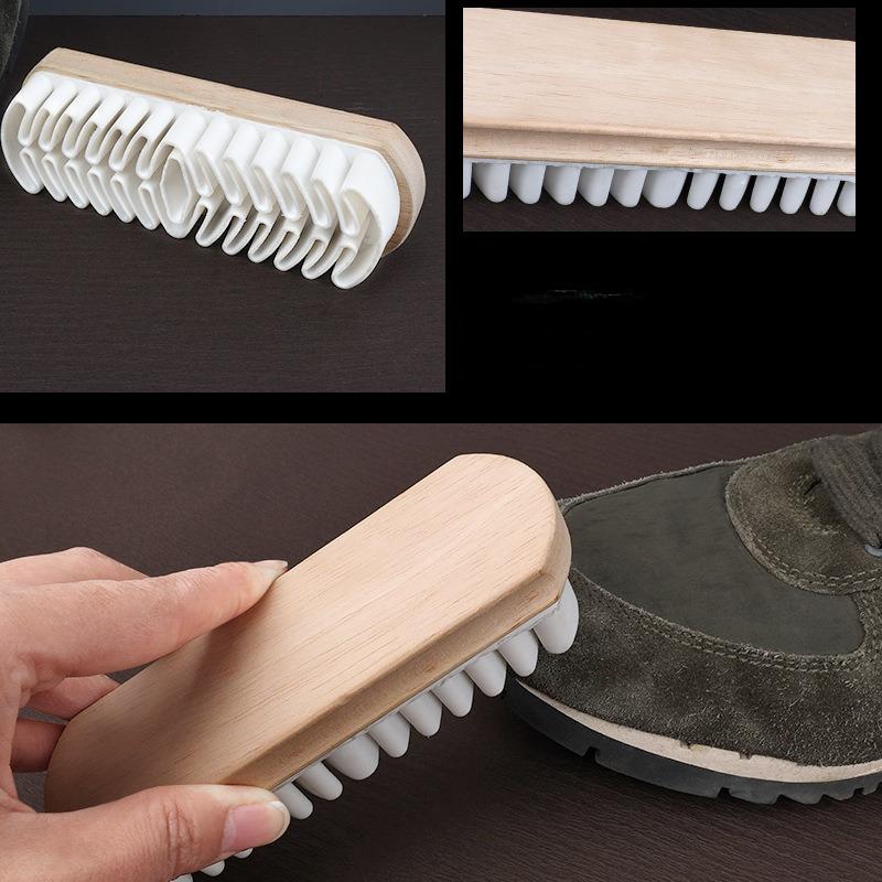 Brushing Boot Horse - 1/2 Stück Wildleder-Schuhreinigungswerkzeug Professionelle Nubuk-Bürste aus