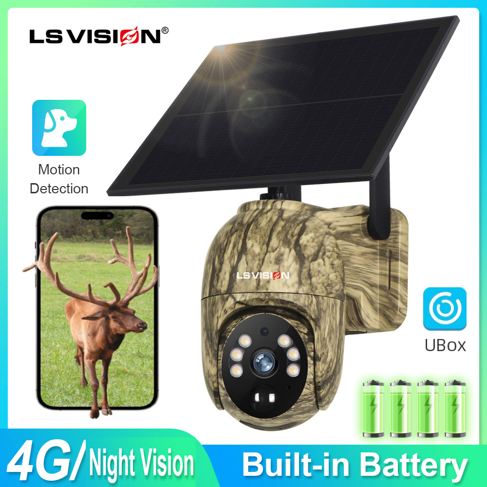 Outdoor Sport Camera - LS VISION Wildkamera Solar 4MP 4G