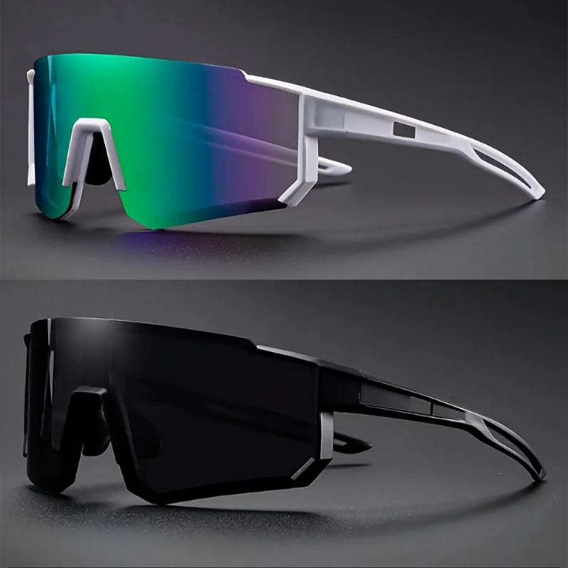 Outdoor Sports Accessories - 2 Stück Übergroße Radsport-Sonnenbrillen für Herren