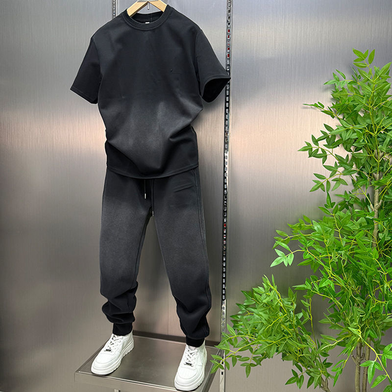 Outdoor Sport Is - 2025 Sommer Mode Freizeit-Set Top+Hose Rundhals