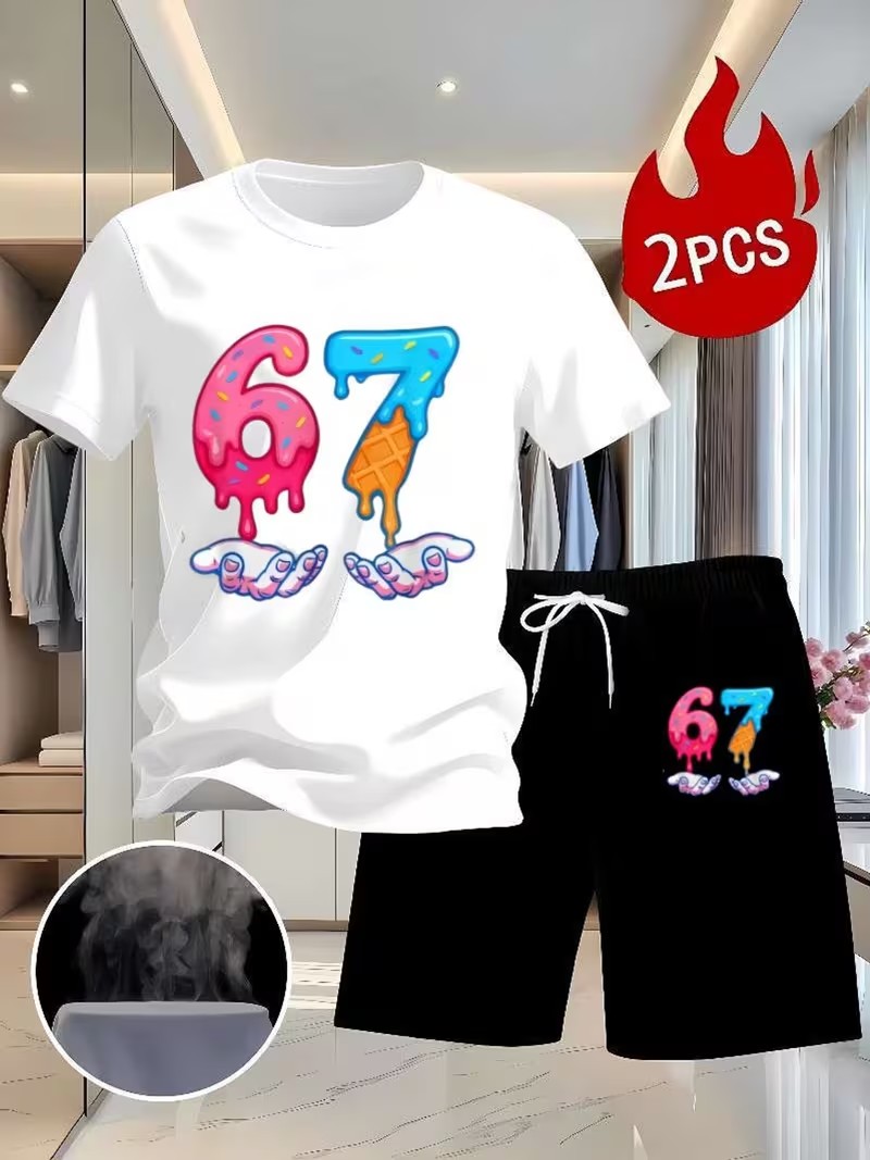 Outdoor Sports Outfit - Sommerliche Freizeit-Sportbekleidung für Herren: Bequeme Outfits
