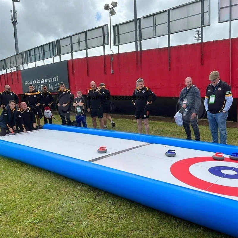 Outdoor Sport Is - Tragbares Outdoor-Sport-Set für Street Curling, Aufblasbares
