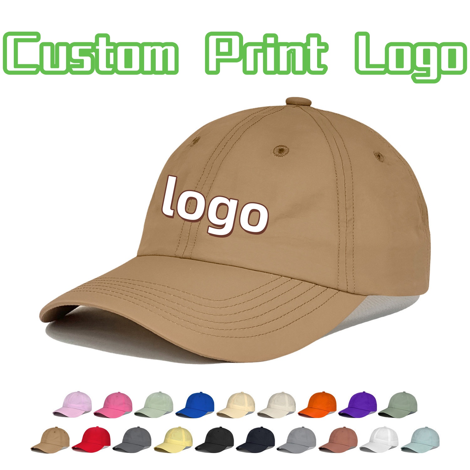 Outdoor Sport Logo - Personalisierte bedruckte Baseballkappe mit Logo für