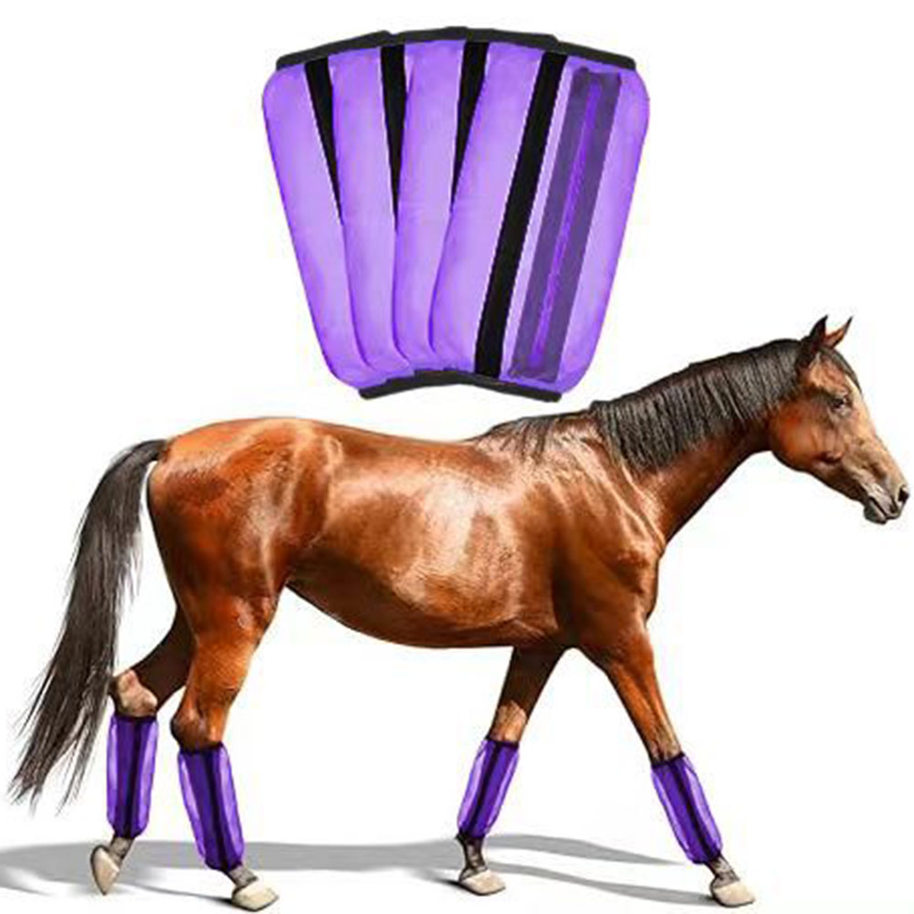 Brushing Boot Horse - Stomp-Free Fliegenschutzstiefel für Pferde zur Reduzierung