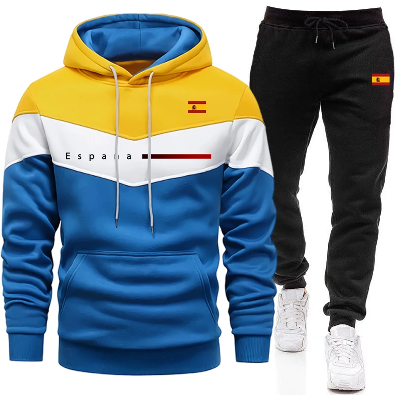 Outdoor Sports Outfit - Herbst-Winter Täglicher Freizeit-Sportanzug Outdoor-Komfort Hoodie-Outfit Spanische