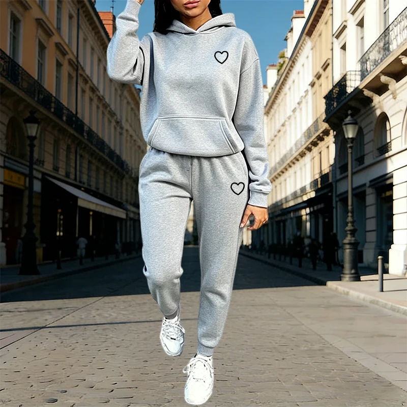 Damen-Trainingsanzug mit Kapuz – Outdoor Sports Outfit Bewertung und Preis