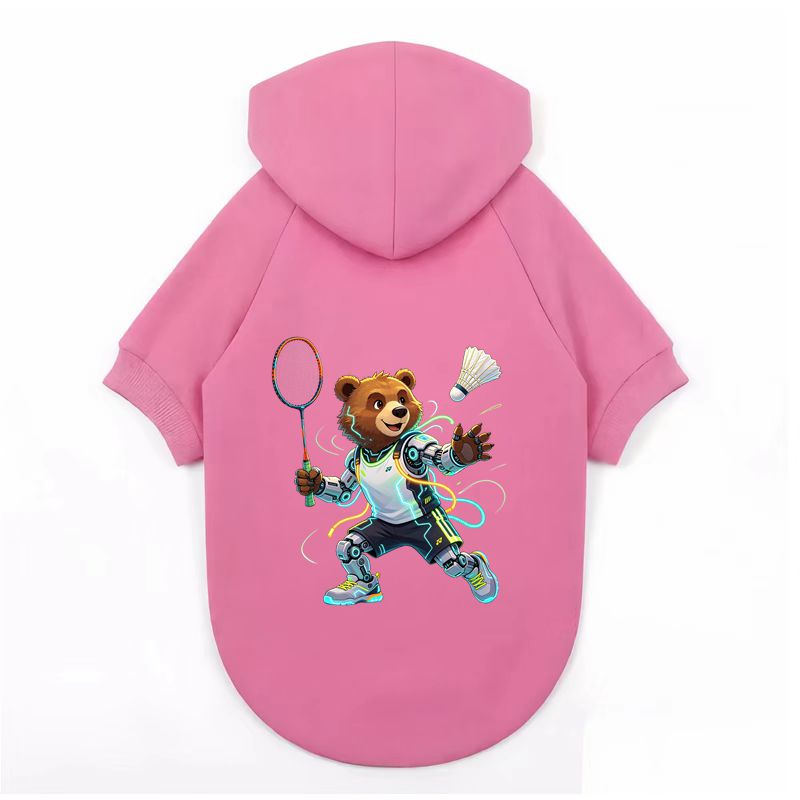 Niedlicher Bären-Badminton-Hoo – Outdoor Sport Hoodie Bewertung und Preis