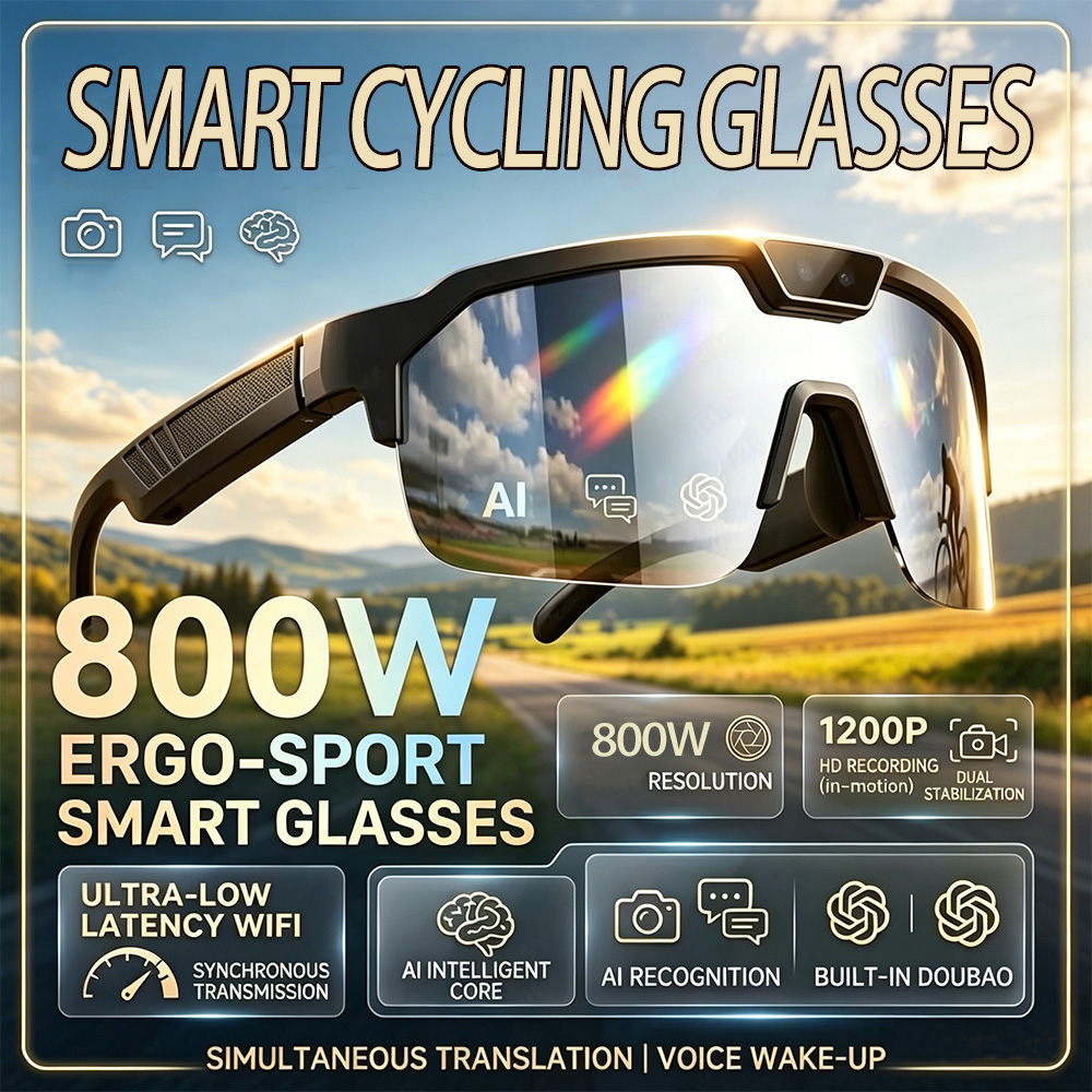 2026 Fahrradbrille mit 800W HD – Outdoor Sport Glasses Bewertung und Preis