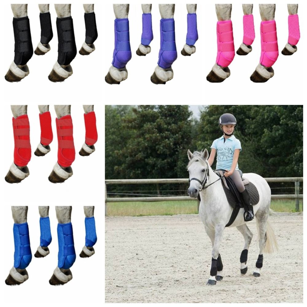4 teile/satz Bunte Pferd Sport – Brushing Boot Horse Bewertung und Preis