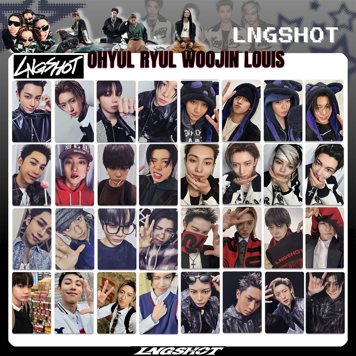 40 STÜCK NEUE KPOP Hip-Hop-Gru – Outdoor Sports Accessories Bewertung und Preis