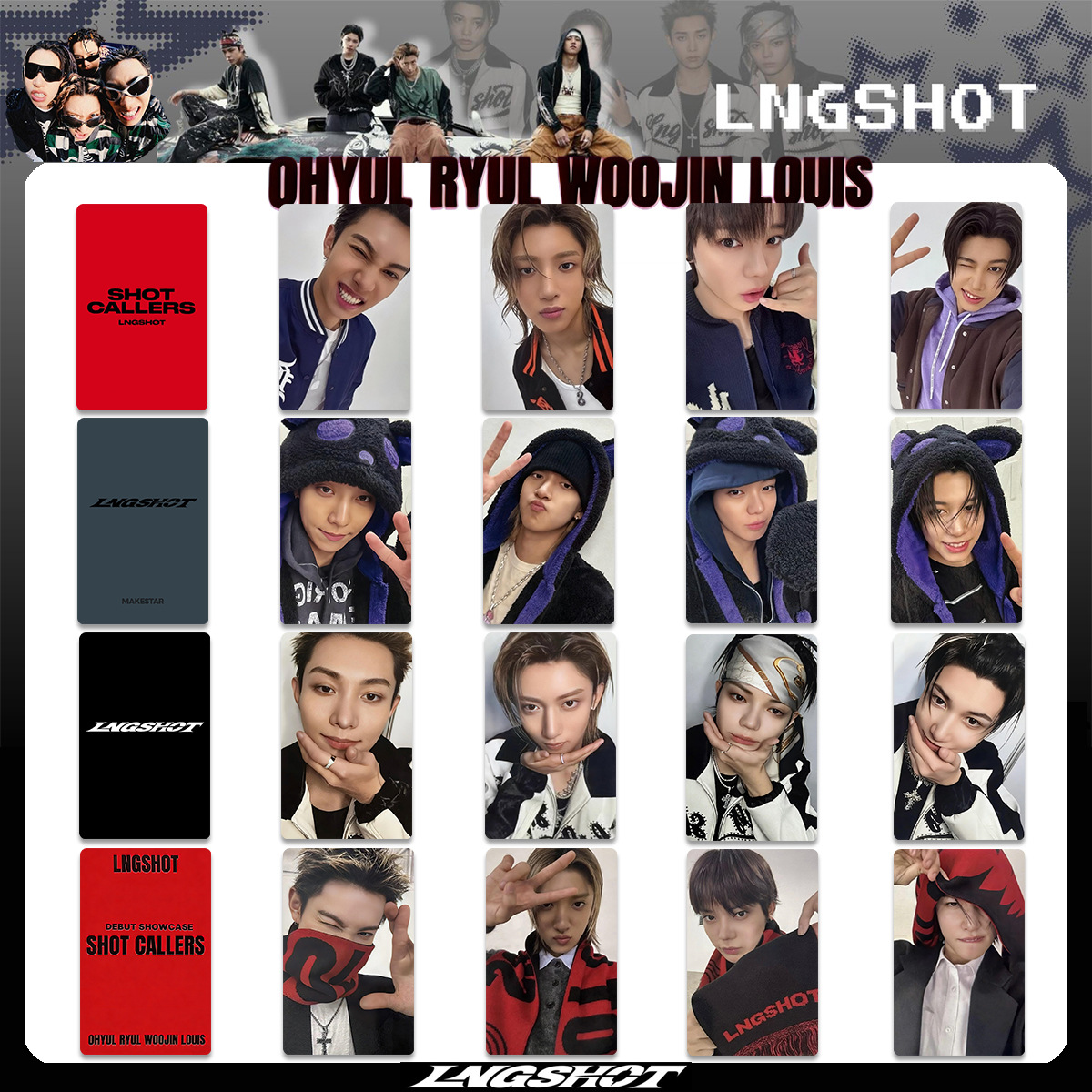 40 STÜCK NEUE KPOP Hip-Hop-Gru – Outdoor Sports Accessories Bewertung und Preis