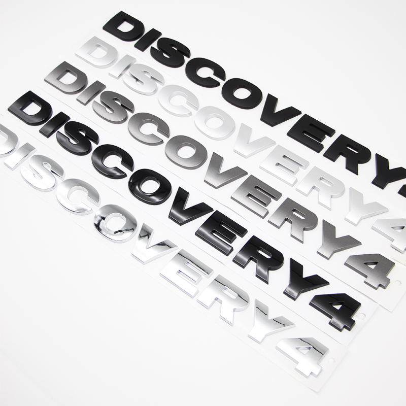 3D ABS Discovery 4 Buchstaben  – Outdoor Sport Logo Bewertung und Preis
